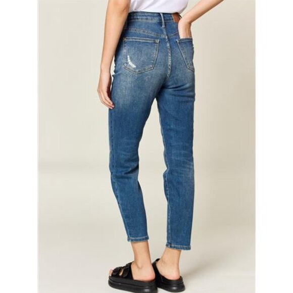 NWT 💙 Judy Blue Tummy Control High Waist Slim Jeans, Smooth/Flatten Your Tummy - Picture 3 of 7